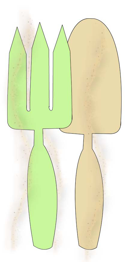 Gardening fork